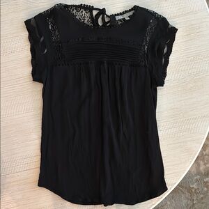 Danielrainn Black Lace Shirt, size small